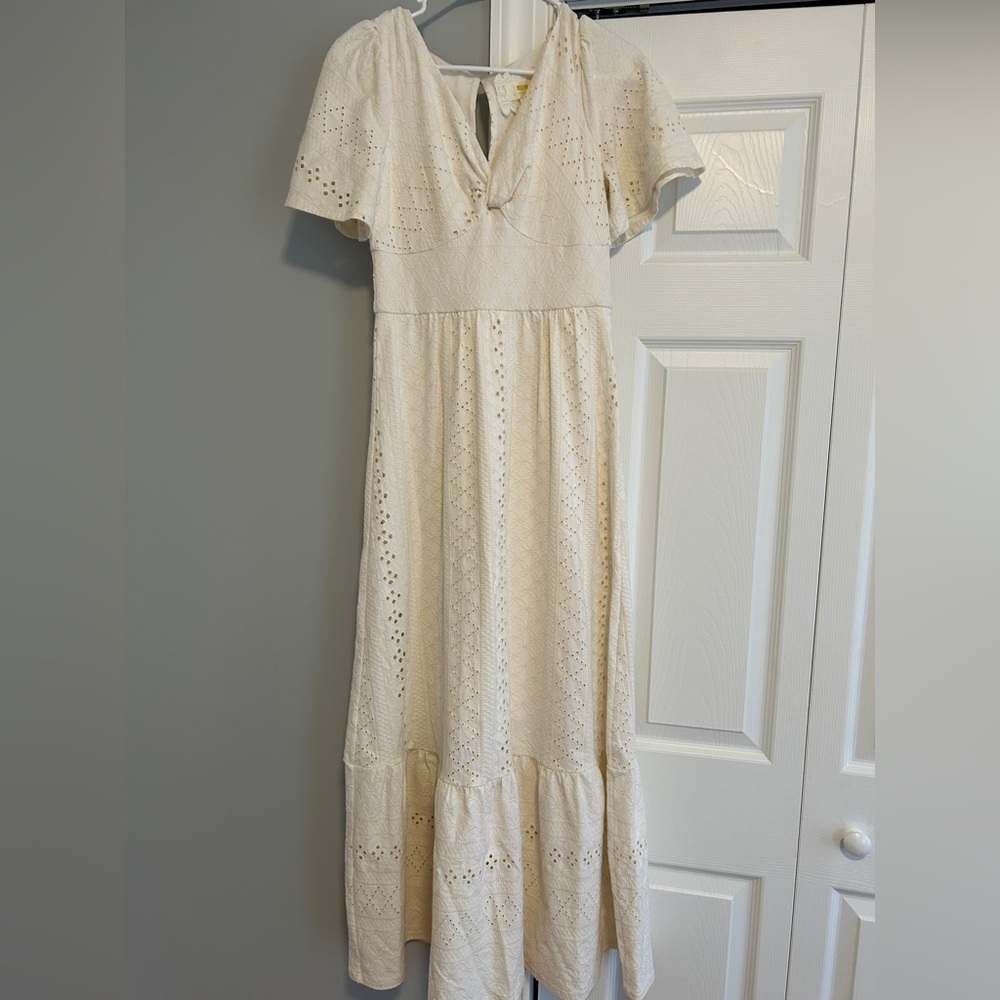 White Anthropologie Dress